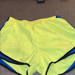 Neon Yellow Nike Shorts